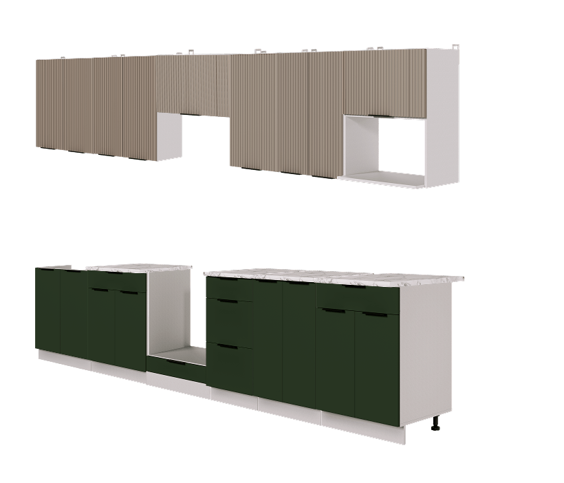 Кухня Микс цветов